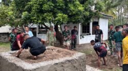 Pastikan Progres Berjalan Lancar, Dansatgas TMMD 129 Kodim Belu Cek Pembangunan Sumur Bor Program Unggulan TNI AD