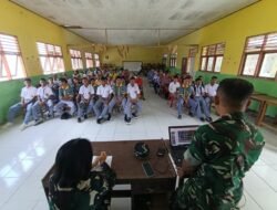Sasaran Non Fisik TMMD, Satgas TMMD 129 Kodim Belu Sosialisasi Tata Cara dan Syarat Menjadi Prajurit TNI