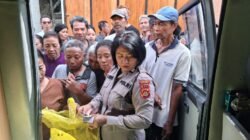 Satbinmas Polres Tabanan Gelar Penjualan Beras SPHP di Desa Tajen, Ringankan Beban Masyarakat
