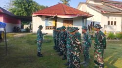 Kedisiplinan di Lapangan, Satgas TMMD 129 Kodim Belu Wajibkan Apel Pagi Sebelum Kerjakan Renovasi Rumah