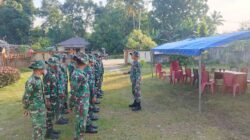 Jaga Kedisiplinan dan Kelancaran Kerja, Satgas TMMD 129 Kodim Belu Rutin Gelar Apel Pagi Sebelum Menuju Sasaran