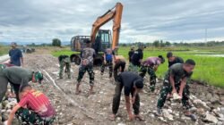 Genjot Pembangunan Infrastruktur Desa, Peningkatan Jalan Usaha Tani TMMD 129 Kodim Belu Masuk Hari Ke-10