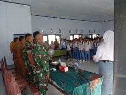 Penyuluhan Bahaya Narkoba Warnai Sasaran Nonfisik TMMD Ke-129 di SMKN 1 Manggelewa