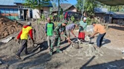 Satgas TMMD ke-129 Kodim 1614/Dompu Optimalkan Pekerjaan Plesteran Musholla