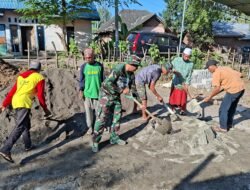 Satgas TMMD ke-129 Kodim 1614/Dompu Optimalkan Pekerjaan Plesteran Musholla