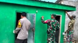 Satgas TMMD dan Warga Bersinergi Percantik MCK Ponpes Jamaatul Ilmi NW