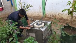 Tingkatkan Keamanan Fasilitas Air Bersih, Satgas TMMD Bangun Dinding Pelindung Mesin Bor