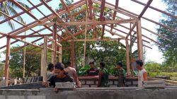 Semangat Gotong Royong Satgas TMMD dan Warga Wujudkan Rumah Layak Huni untuk Kamaludin