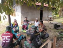 Secangkir Kopi dan Tawa Bangkitkan Semangat Satgas TMMD 129 Kodim Belu di Lokasi RTLH