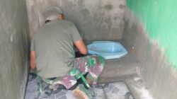Satgas TMMD Ke-129 Kodim 1614/Dompu Tuntaskan Finishing MCK Ponpes Jamaatul Ilmi NW