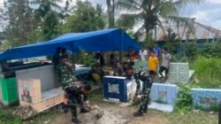 Kemanusiaa di Atas Tugas, Personel Satgas TMMD 129 Kodim Belu Bantu Saat Warga Berduka