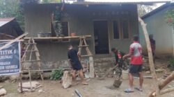 Impian Rumah Layak Jadi Nyata, Hunian Bapak Tahu Mau Mulai Diplester dan Dipasang Atap oleh Satgas TMMD