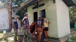 Sentuh Fasilitas Kesehatan dan Pendidikan, Satgas TMMD Ke-129 Renovasi Lima Unit MCK