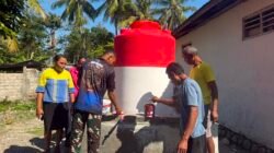 Sentuhan Merah Putih, Satgas TMMD 129 Kodim 1605/Belu Warnai Tandon Air, Hadirkan Harapan Baru bagi Warga