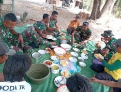 Suasana Kekeluargaan Warnai Pembangunan Musala Baiturrahman dalam Program TMMD Ke-129