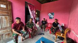 Hari Minggu Tak Surutkan Semangat, Satgas TMMD 129 Kodim Belu Tetap Menyapa Warga Lewat Anjangsana