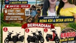 Fun Bike Pantai Cemara Sugihwaras Tuban Siap Digelar, Hadiah Motor hingga HP Samsung Menanti Peserta