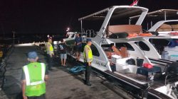 Patroli Malam Satpolairud Polresta Denpasar Perkuat Keamanan Kawasan Dermaga Serangan