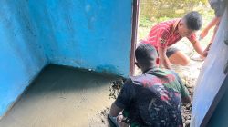Wujudkan Sanitasi Layak, Pembangunan MCK Kantor Desa Masuk Sasaran Tambahan TMMD Kodim Belu