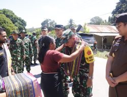 Tim Wasev TMMD 129 Kodim Belu Tinjau Pembangunan Jalan Usaha Tani Sepanjang 1.500 Meter