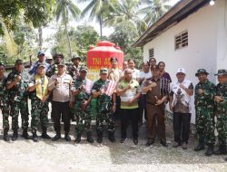Tinjau Sasaran Tambahan TMMD, Tim Wasev Cek Progres Sumur Bor dan Imbau Warga Rawat Fasilitas