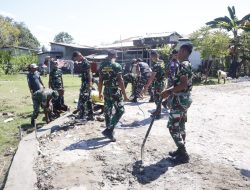 Masuk Tahap Akhir, Satgas TMMD Kodim Belu Fokus Rampungkan Jalan Usaha Tani