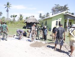Kejar Target Sebelum Penutupan, Satgas TMMD Kodim Belu Genjot Peningkatan Akses Jalan Tani