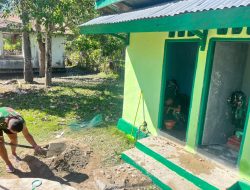 Kejar Target Sebelum Penutupan, Satgas TMMD Kodim Belu Kebut Pengerjaan MCK