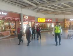 Polres Bandara Bersama Avsec dan TNI AU Tingkatkan Pengamanan Terminal Domestik