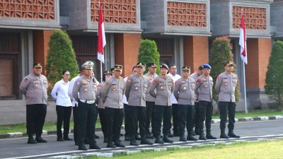 Pimpin Apel Pagi, Wakapolda Bali Tekankan Profesionalisme dan Kesiapsiagaan Personel