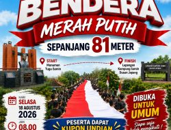 Spektakuler! Bendera Merah Putih 81 Meter Bakal Membentang di Kampung Samin Bojonegoro