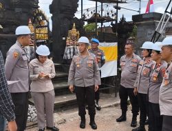 Asistensi Pembangunan Kantor Polsek Blahbatuh, Tim Polda Bali Lakukan Peninjauan Lapangan