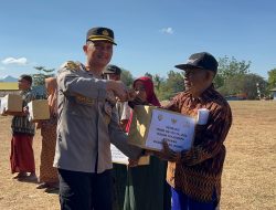 Penutupan TMMD ke-129 Kodim Dompu Diwarnai Bantuan Sembako dan Layanan Kesehatan Gratis