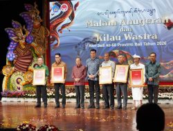 Sinergi Kuat Wujudkan Bali Aman: Pangdam IX/Udayana Raih Penghargaan Kerthi Bali Sewaka Nugraha