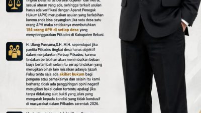 H. Ulung Purnama, S.H., M.H: Dugaan Keabsahan Ijazah Bakal Calon Kades, Praktisi Hukum Minta Panitia Pilkades Bertindak Objektif