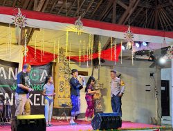 Bhabinkamtibmas Desa Bengkel Polsek Kediri Polres Tabanan Giat Pengamanan Rangkaian HUT RI ke-81 di Desa Bengkel
