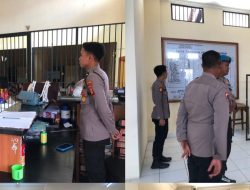 Propam Polres Tabanan Perketat Pengawasan Jam Besuk, Pastikan Rutan Aman dan Tertib