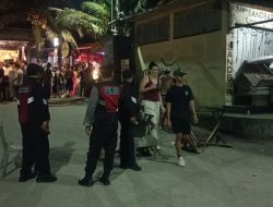 Blue Light Patrol Polres Badung Sasar Kawasan Wisata Batu Bolong