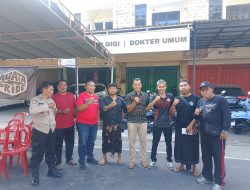 Bhabin Desa Banjar Anyar Mengamankan Kegiatan Lomba mancing di Saluran Irigasi Subak Sanggulan