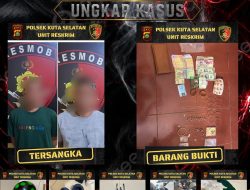 Gerak Cepat Polsek Kuta Selatan Ungkap Curat, Dua Pelaku Diamankan