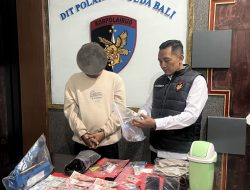 SUBDIT GAKKUM POLAIRUD POLDA BALI AMANKAN PENGEDAR SABU DAN EKSTASI DI PEMOGAN DENPASAR