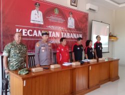 Kapolsek Tabanan hadiri Rapat Lintas Sektoral di Kantor Camat Tabanan