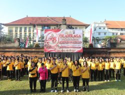 Semarak Hari Jadi ke-78 Polwan RI, Polda Bali Gelar Olahraga Bersama