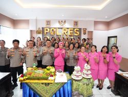 Dengan Semangat “One Police Woman, Extraordinary Impact”, Polwan Polres Bangli Gelar Syukuran HUT ke-78