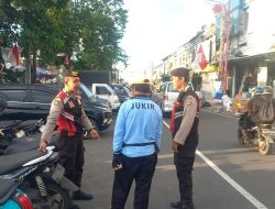 Perkecil ruang Gerak Curanmor, Personel Samapta Polres Bangli Ajak Juru Parkir Mitra Kamtibmas