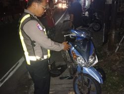 Terima Aduan Laka Lantas Via Call Center 110, Unit Lantas Polsek Dentim Segera Datangi TKP