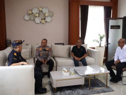 Kapolres Bandara Audiensi dengan Kakanwil DJBC Bali, NTB, dan NTT