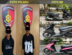 Tim URC Jatanras Polda Bali Bekuk Komplotan Curanmor Dua Pelaku Diamankan