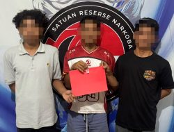 Satresnarkoba Polres Tabanan Ungkap Kasus Narkoba, Tiga Terduga Pelaku Diamankan