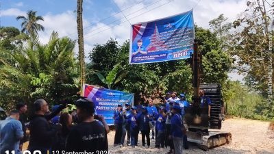 Dorong Infrastruktur Desa, Demokrat Bali Apresiasi Gotong Royong Warga Sangketan